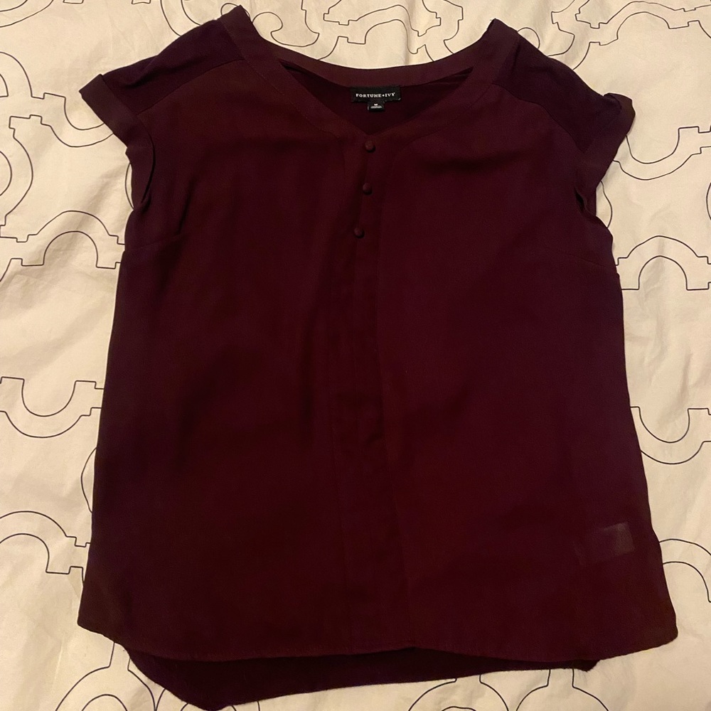Red dress shirt